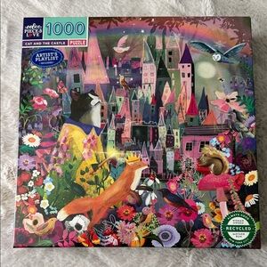 Eeboo Piece & Love 1000 Piece - Puzzle Cat and the Castle